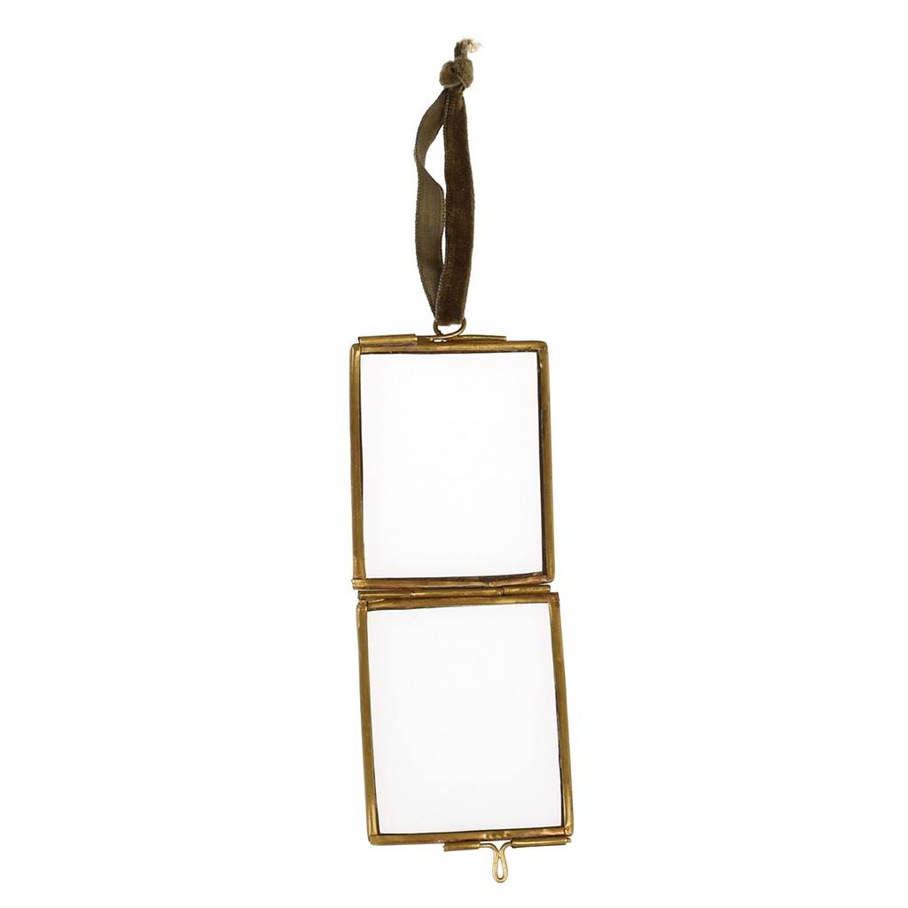 Small Hanging Brass Frame or Decoration