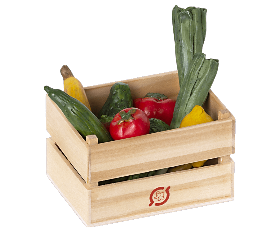 Maileg Miniature Fruit and Veggie Box
