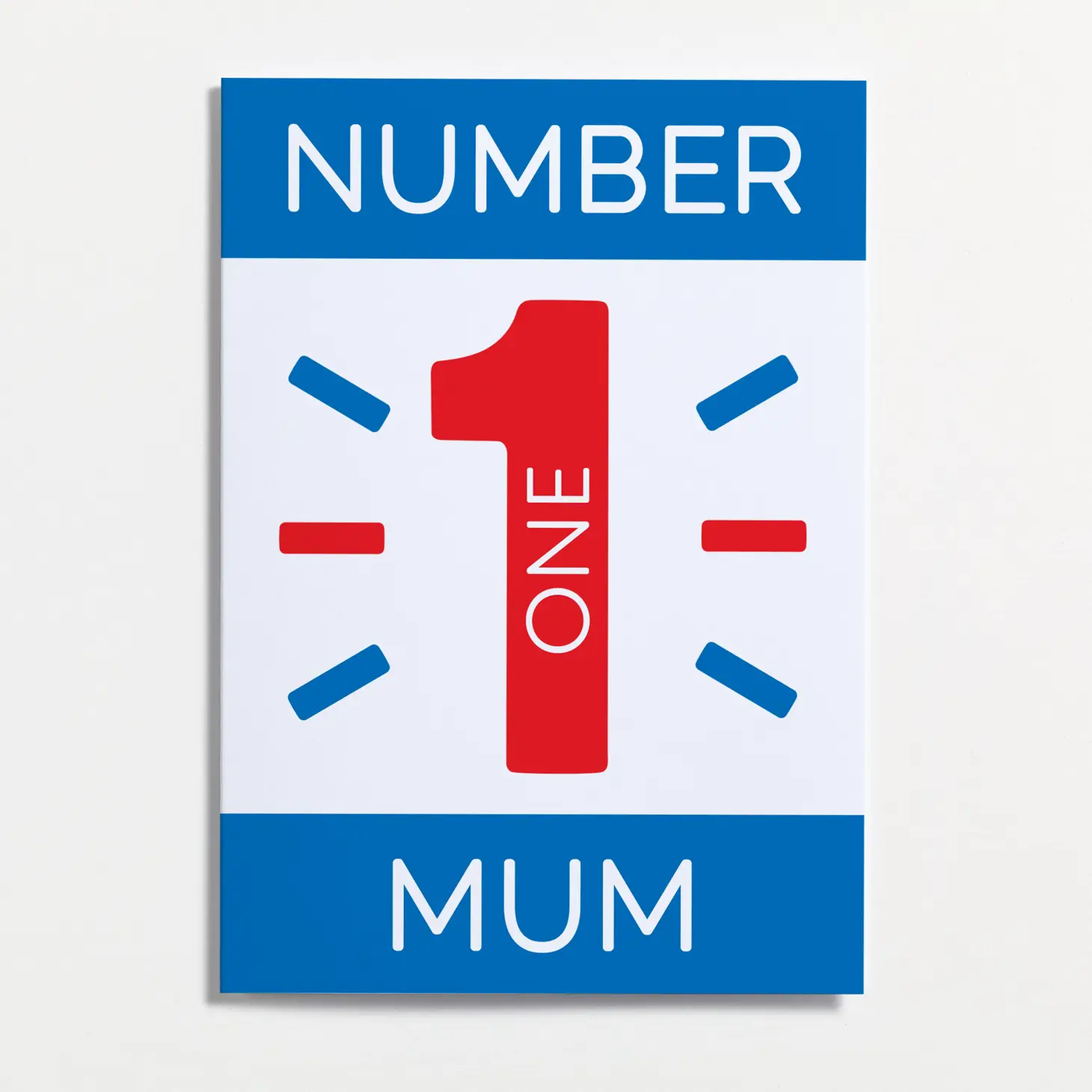 No.1 Mum Greetings Card