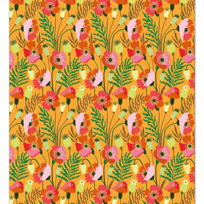 Poppies Wrapping Paper by Brie Harrison