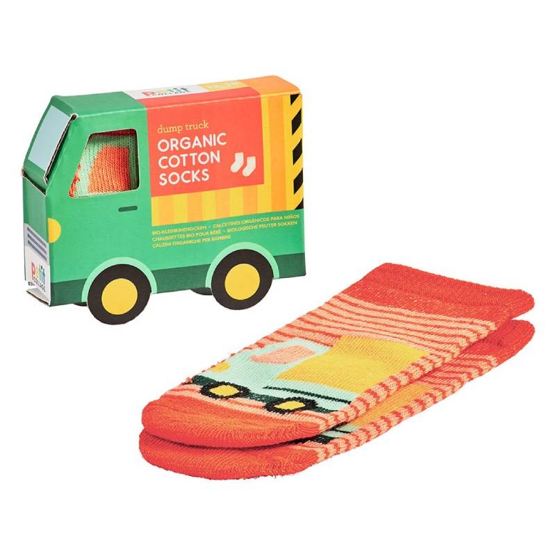 Truck Design Organic Toddler Socks