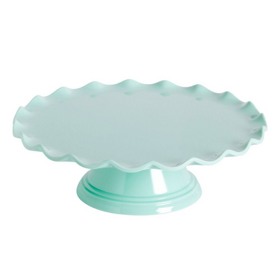 Mint Wave Melamine Cake Stand