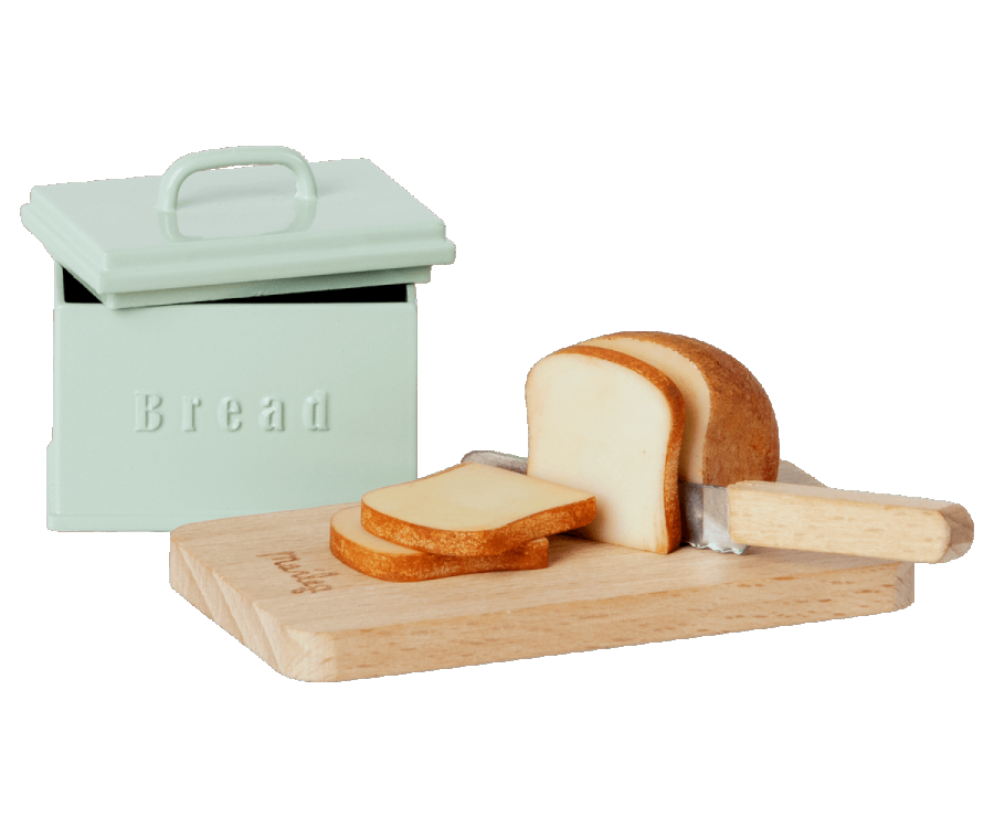 Miniature Bread Bin Set by Maileg