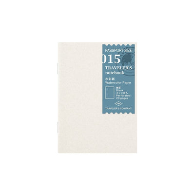 015 Watercolour Paper Notebook - Passport TRAVELER'S Notebook Insert