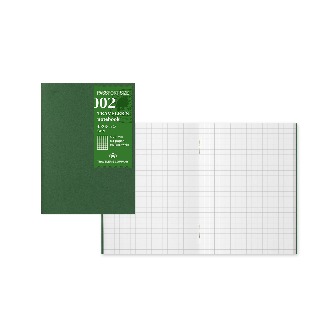 002 Grid Notebook - Passport TRAVELER'S Notebook Insert