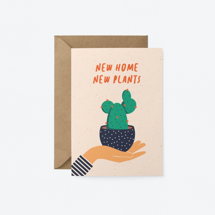 New Home, New Plants Card