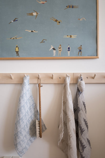 Large 'Swimmers' Print by Elisabeth Dunker 50 x 70cm