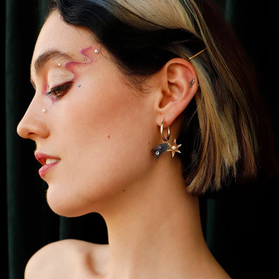 Shooting Star & Saturn Hoops
