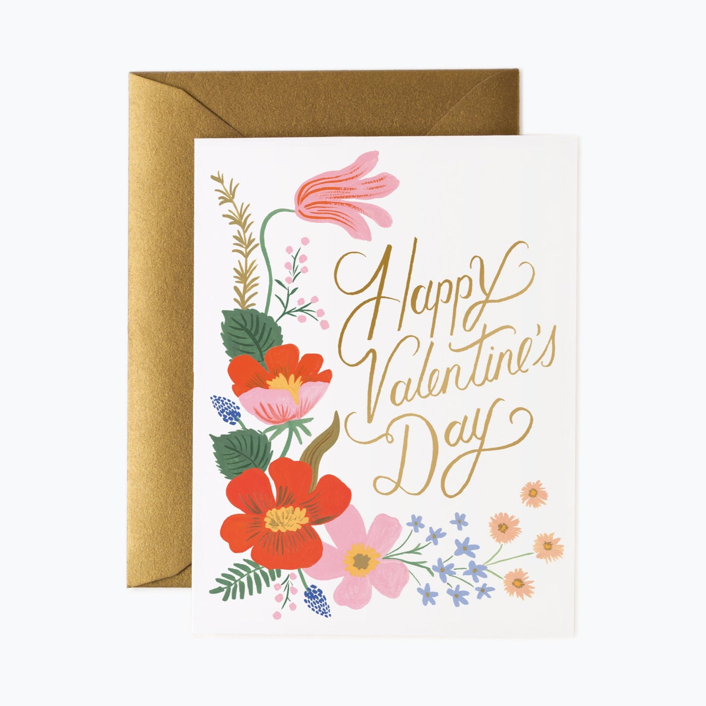 Strawberry Garden - Valentines Greetings Card by Rifle Paper Co