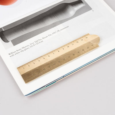 'Stria' Brass Folding Ruler
