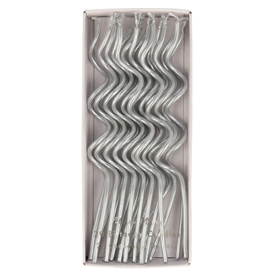 Swirly Birthday Cake Candles