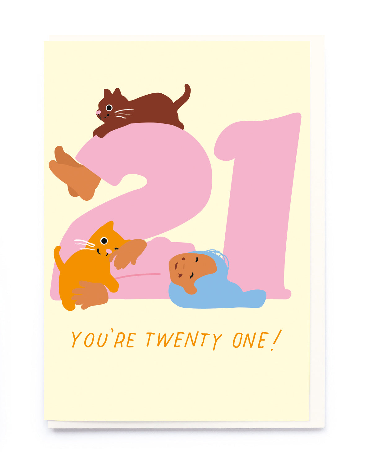 Age 21 Birthday Greetings Card
