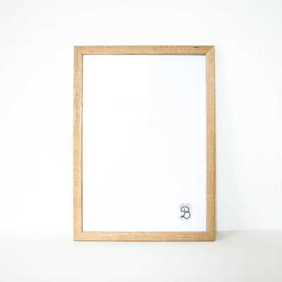 Solid Oak Wood Frame - 30 x 40cm