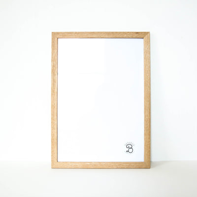 Solid Oak Wood Frame - 30 x 40cm