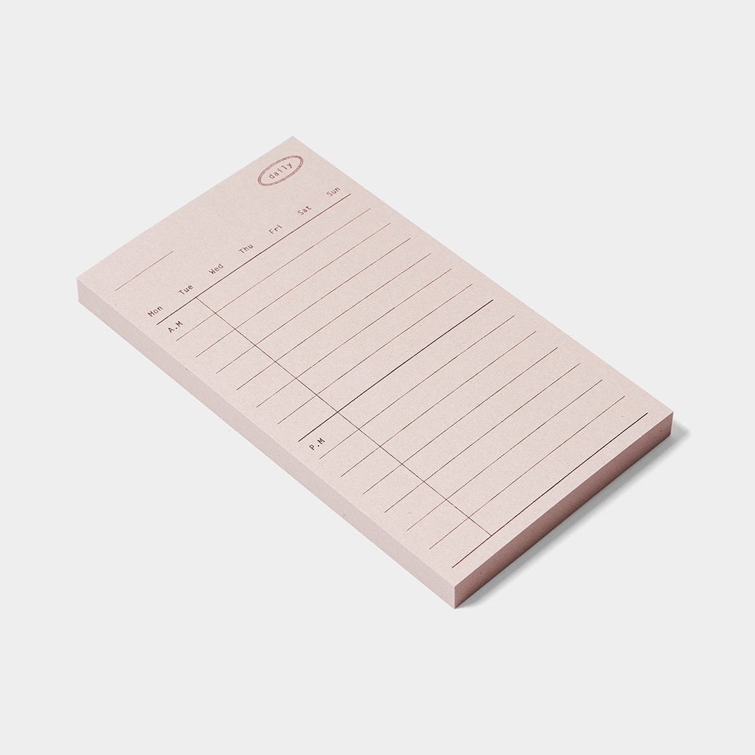 Memo Planner Pad