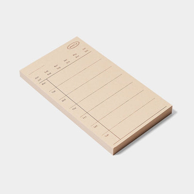 Memo Planner Pad