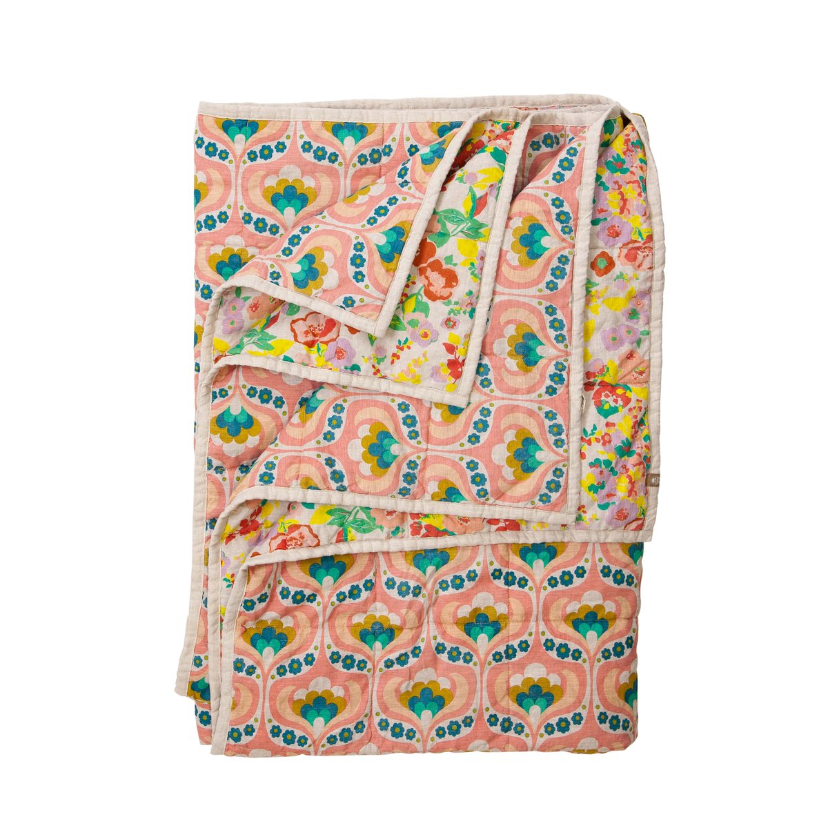 Double Sided Quilt - Paloma & Rosetta