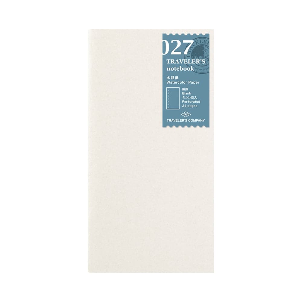 027 Watercolour Paper Notebook - TRAVELER'S Notebook Insert