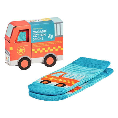 Truck Design Organic Toddler Socks