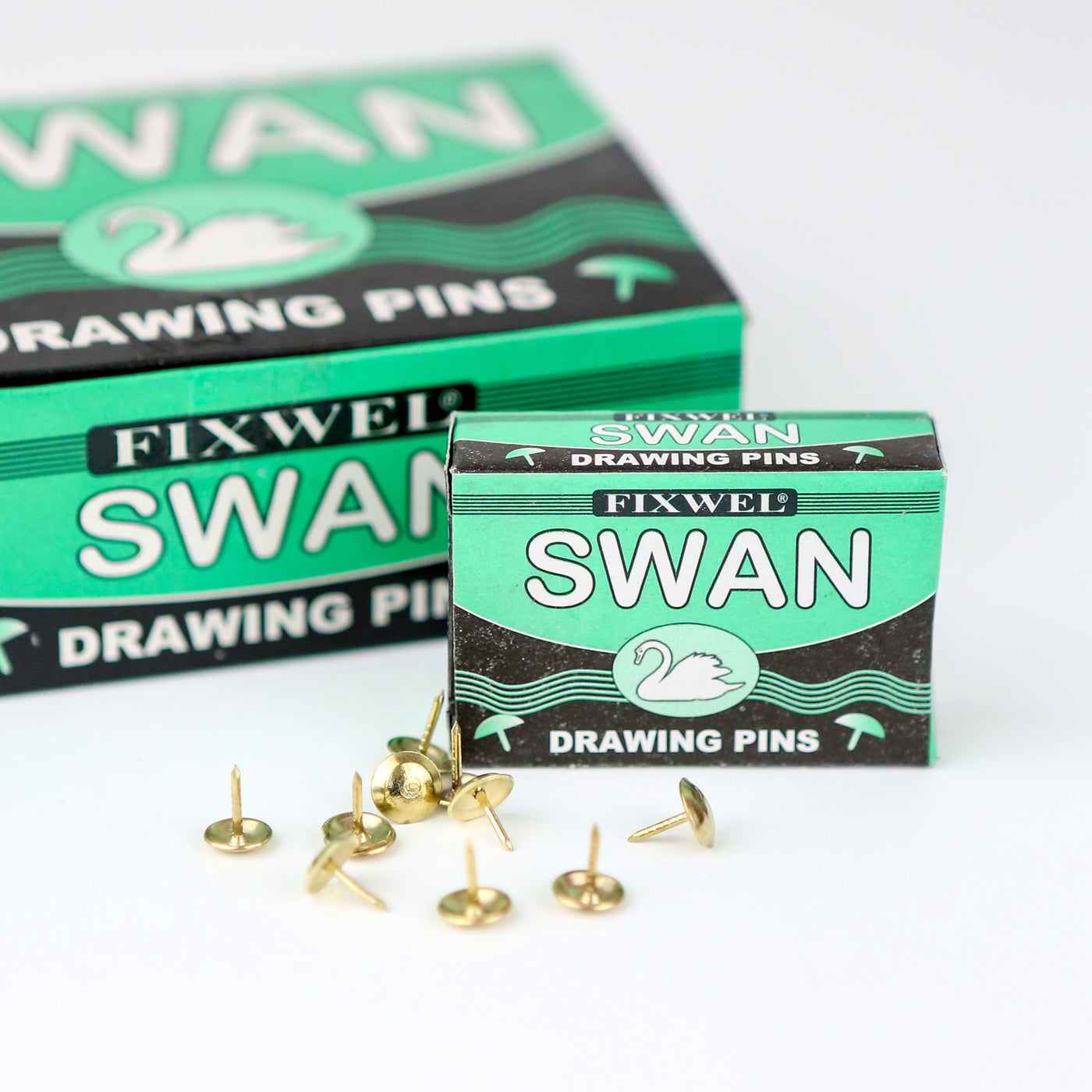 Swan Drawing Pins