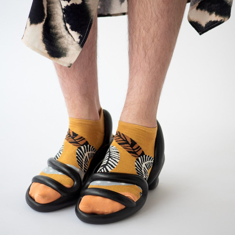 Bonne Maison Ankle Socks -  Feather Ochre