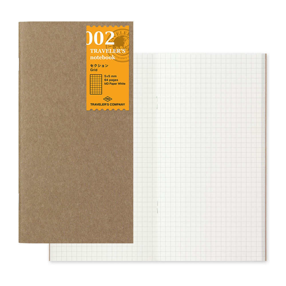 002 Grid Notebook - TRAVELER'S Notebook Insert