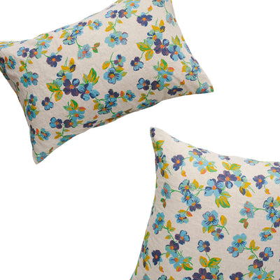 Pair of Linen Pillowcases - Annie Floral