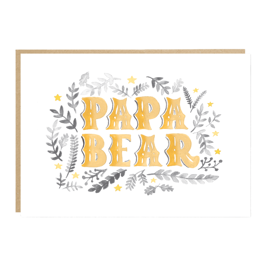 'Papa Bear' Card