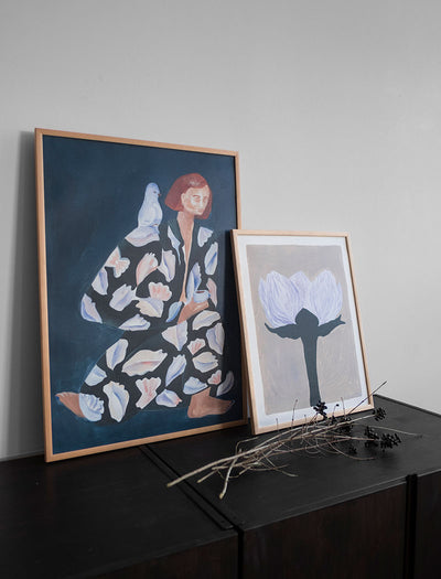 'Slåtterblomma' Print by Sofia Lind 40×50 cm