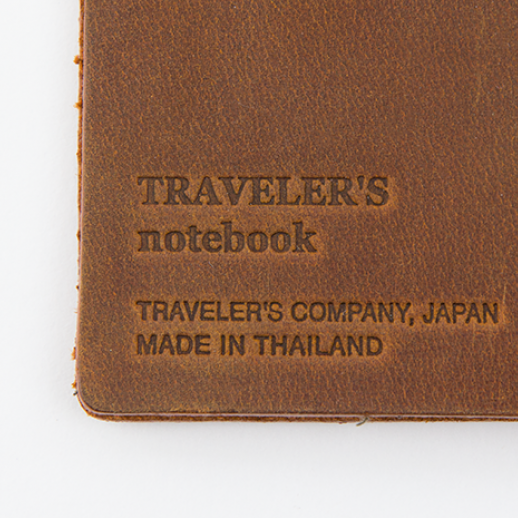 Passport Sized TRAVELER'S Notebook Starter Kit - Camel Leather