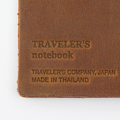 Passport Sized TRAVELER'S Notebook Starter Kit - Camel Leather
