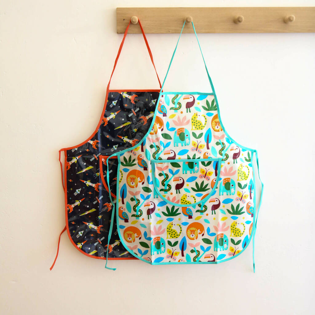 Oil Cloth Children's Aprons