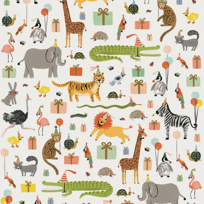 Party Animals - Single Wrapping Paper Sheet from Rifle Paper Co.