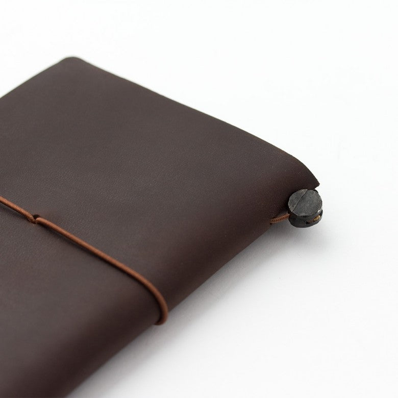 Passport Sized TRAVELER'S Notebook Starter Kit - Brown Leather