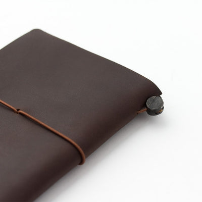 Passport Sized Traveler's Notebook Starter Kit - Brown Leather