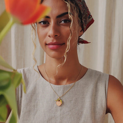 Mini Peach Necklace