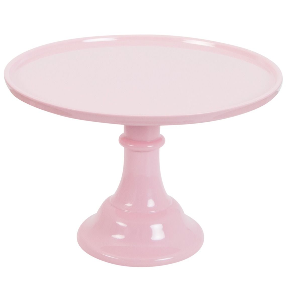 Large Pink Melamine Cake Stand