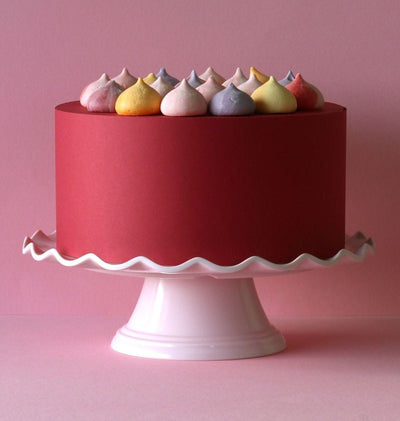 Pink Wave Melamine Cake Stand