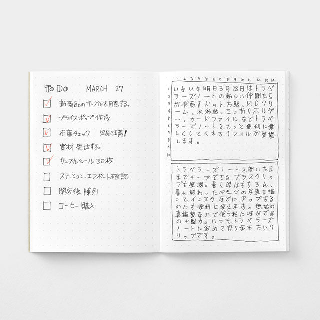 014 Dot Grid Notebook - Passport TRAVELER'S Notebook Insert