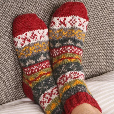 Hand Knitted Sofa Socks