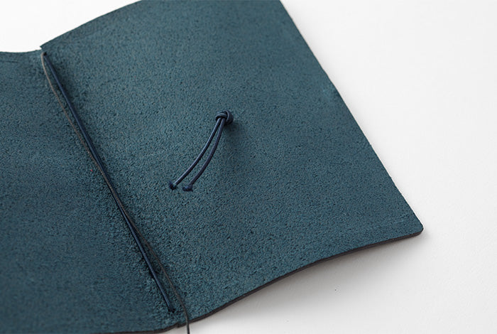 Passport Sized TRAVELER'S Notebook Starter Kit - Blue Leather