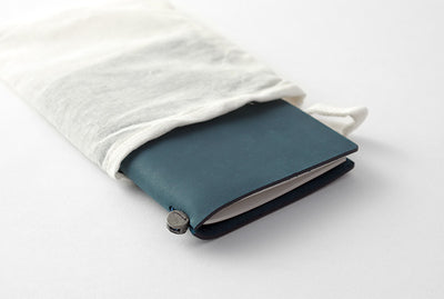 Passport Sized TRAVELER'S Notebook Starter Kit - Blue Leather