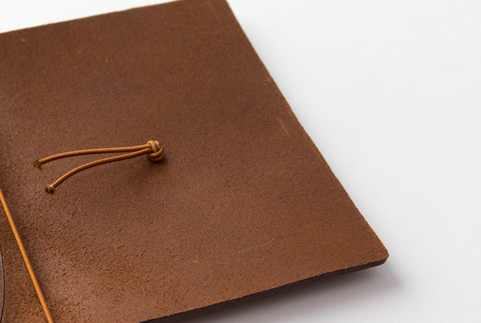 Passport Sized TRAVELER'S Notebook Starter Kit - Camel Leather