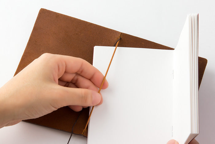 Passport Sized TRAVELER'S Notebook Starter Kit - Camel Leather
