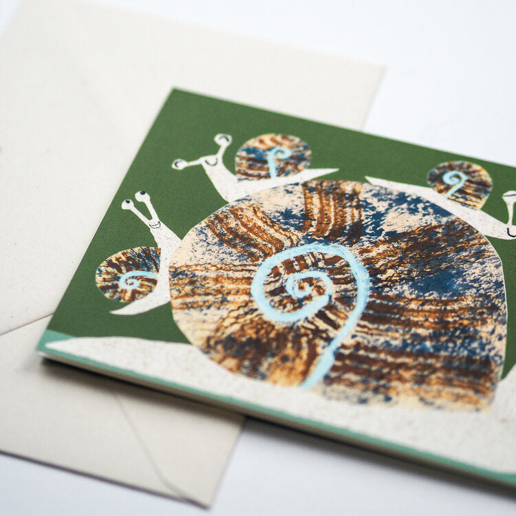 Snail Family Card