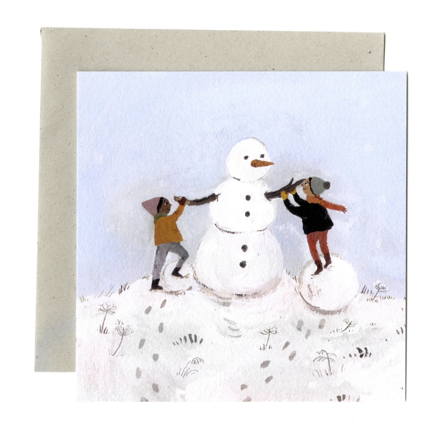 Snow Friend Christmas Card