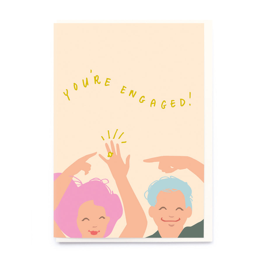 You're Engaged Greetings Card