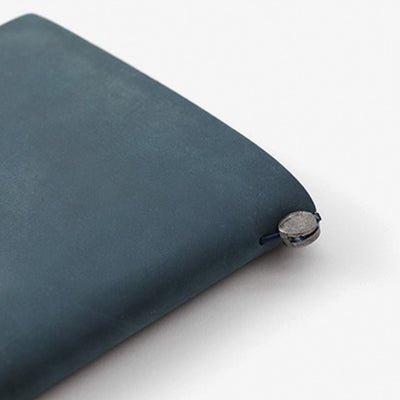 Passport Sized TRAVELER'S Notebook Starter Kit - Blue Leather
