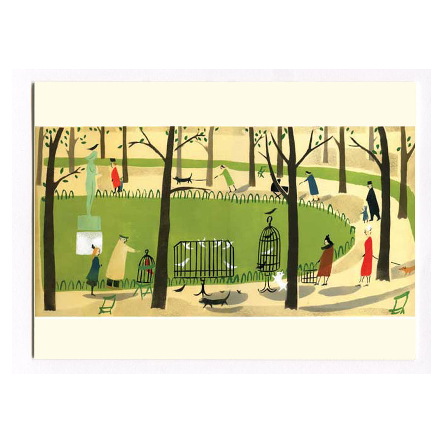 'Tuileries Gardens' Greetings Card